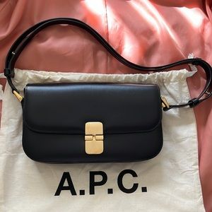 A.P.C. Grace Baguette Bag NWOT
